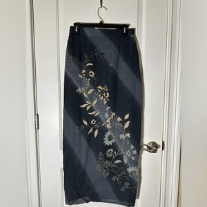 90s floral skirt